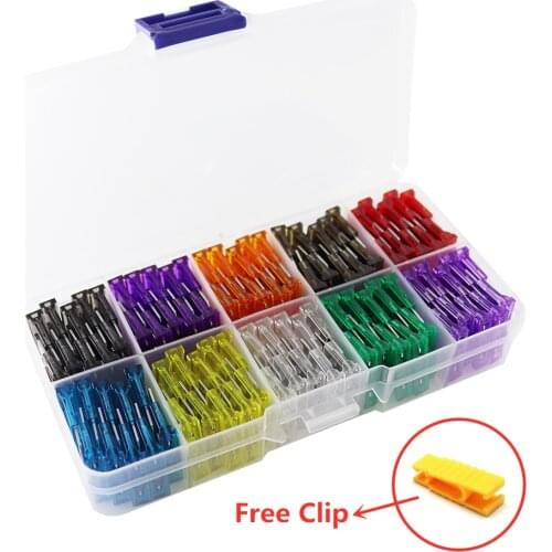 50 / 100PCS Auto Blade Fuse 2A 3A 5A 7.5A 10A 15A 20A 25A 30A 35A Amp (With Box) Fuse Set Truck