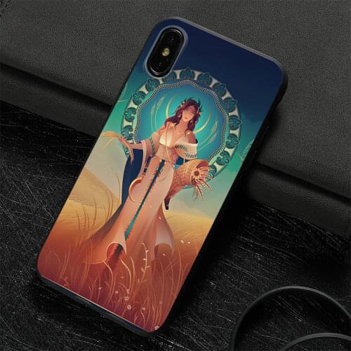 Demeter Greek Mythology Soft silicone glass glossy phone case shell cover For Apple iPhone SE 6 6s 7 8 Plus X XR XS 11 Pro MAX