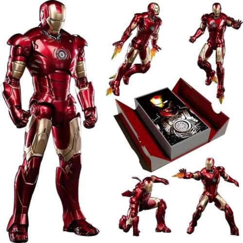 Disney movie Avengers Marvel Iron Man MK2 MK4 MK3 7-inch action figure Mark 3 2 Avenger Ironman Tony Stark Legends Toys Doll