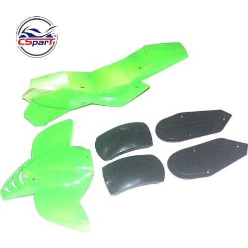 Plastic Fairing Kit Fender Plate Guard Cover for Mini Moto Quad ATV Bike 47cc 49cc