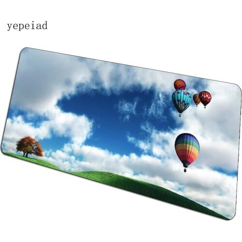 Hot Air Balloon mousepad 90x40cm Balloon Computer mouse mat gamer gamepad pc Horizon gaming mousemat desk pad office padmouse