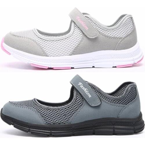 Women Sneakers Walking Shoes Female Mesh 2020 Summer Flats Shoes Breathable Trainers Ladies Basket Femme Free Shipping