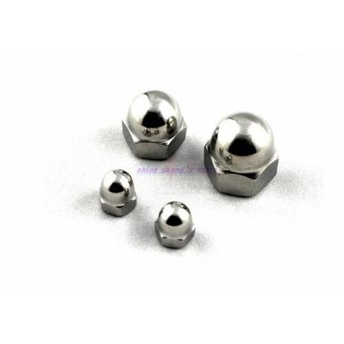 Metric Thread DIN1587 M3 M4 M5 M6 M8 M10 M12 M14 304 Stainless Steel Hex Head Dome Cap Protection Cover Nuts A2-70 Brand New