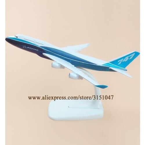 16cm Prototype Air Boeing 747 B747-400 Airlines Plane Model Alloy Metal Diecast Model Airplane Aircraft Airways Gift