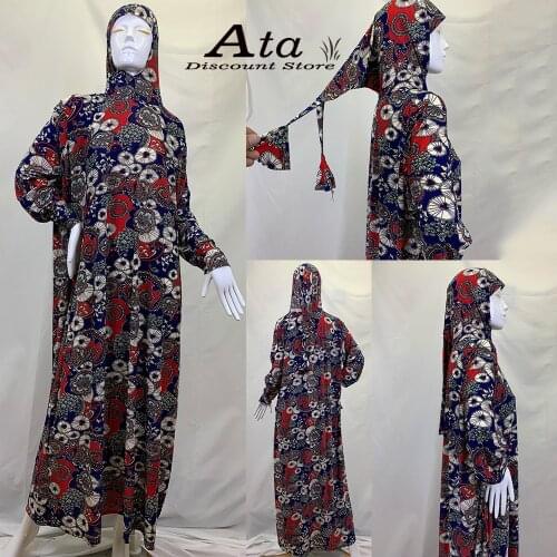 1Pieces Muslim Hijab Womens Caftan Abaya Losse Arabia Dubai Turban Africa Jilbab Burqa Pretty Long Prayer Dresses with Belt