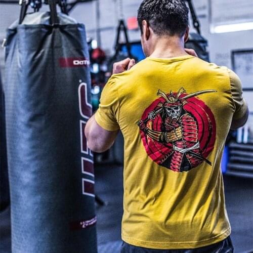 Men tshirt bodybuilding boxing t shirt men alternative clothing moto punk harajuku streetwear men shirt