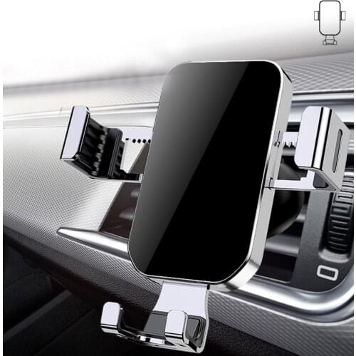 New Gravity Car Mount Car Air Vent Clip Stand Cell Phone GPS Stand For iPhone Samsung Huawei Car Phone Holder