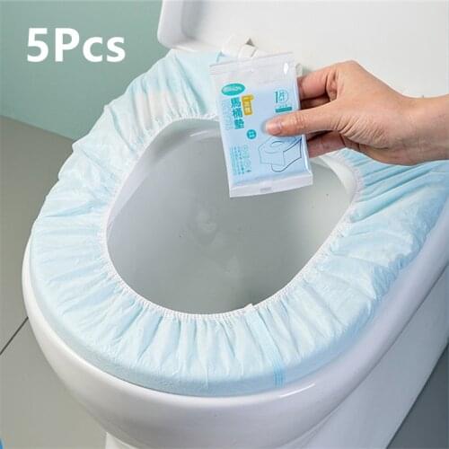 5/10pcs Disposable toilet seat cushion travel household toilet pad maternal cushion paper portable waterproof and dirt proof