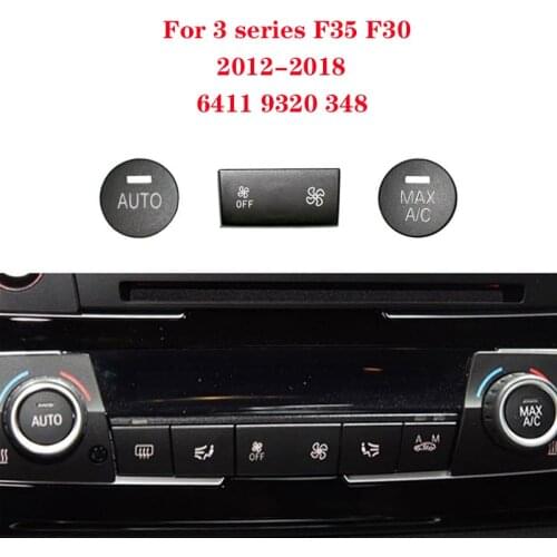 For BMW 3 Series F35 F30 air conditioning panel switch button central control switch button knob cover 64119320348