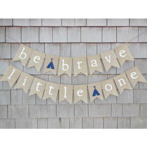 Personalized Tribal Aztec teepee tribal baby shower first birthday burlap Banners party Buntings garlands Photo Prop