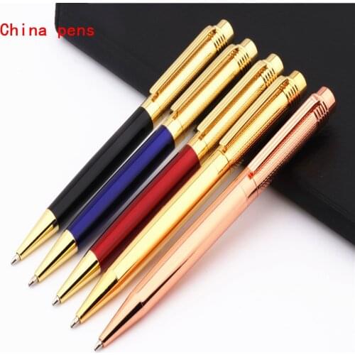 Luxury quality 856 Gold various colors School Business office Medium Nib Ballpoint Pen New
