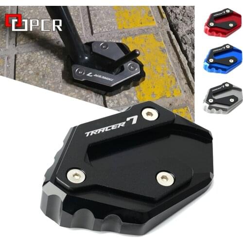 For Yamaha TRACER 7 TRACER 7GT tracer 7/gt 2021 Motorcycle CNC Foot Side Stand Pad Plate Kickstand Enlarger Support Extension