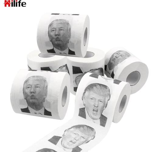 Humour Toilet Paper HOT New Bathroom Toilet Paper Roll Paper Tissue Joke Fun Kitchen Prank Paper 1 Roll 2 layers