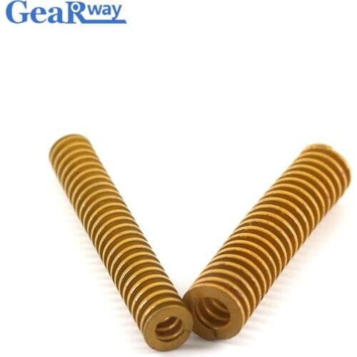 Gearway Yellow Die Spring 58% Compression Ratio Mold Spring TF20x60/20x65/20x95/20x100mm Mould Die Compression Spring