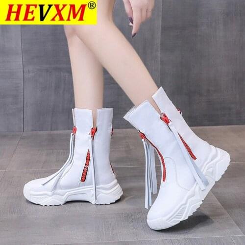 Women Winter Boots Zipper Plush Warm Short Boots Ladies Fringe Platform Boots 2020 Female Non Slip Comfortable Shoes Fashion New