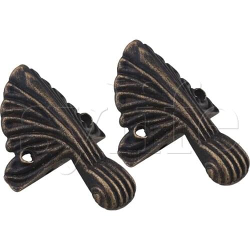 10pcs Zinic Alloy Corner Protector with Foot for Gift Boxes Table Craft