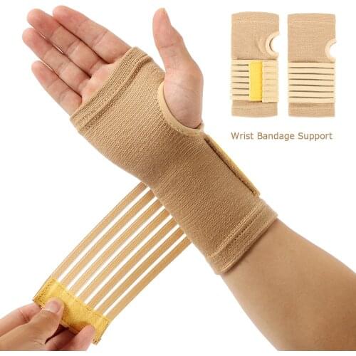 2pcs Elastic Bandage Wrist Guard Support Arthritis Band Belt Outdoor Carpal Tunnel Hand Brace Accessories Sport Safety Wristband