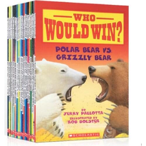 20 books/Set Scholastic Who Would Win story books children Early Educaction English picture Stories reading Book