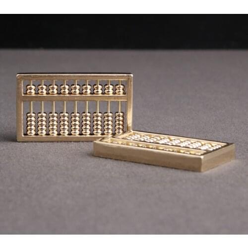 Mens Gadgets Brass Activity Abacus Key Pendant Keychain Charm HomeFun Little Gifts with Decorative Accessories