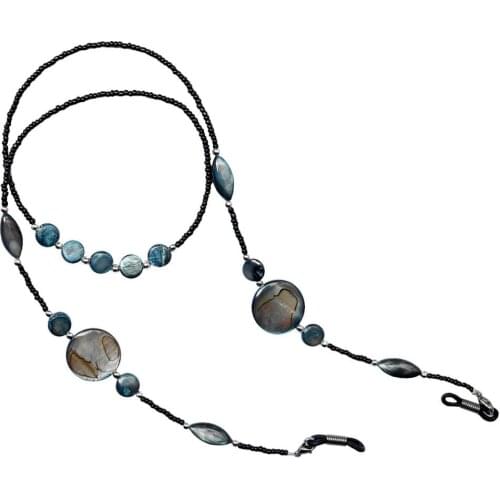 Women Fashion Outdoor Travel Sports Pearl Beads Beads Eyeglasses Chain Sunglasses Holder Retainer