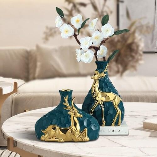 Flower Vases for Homes Ceramic Vase Home Living Room Flower Arrangement Water Culture Creative Dining Table Nordic Decoration