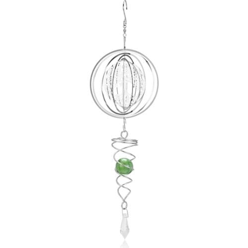 Hot-Selling Stainless Steel Wind Chimes Can Be Used For Home Garden Decoration And Beautification Stainless steel mirror crystal