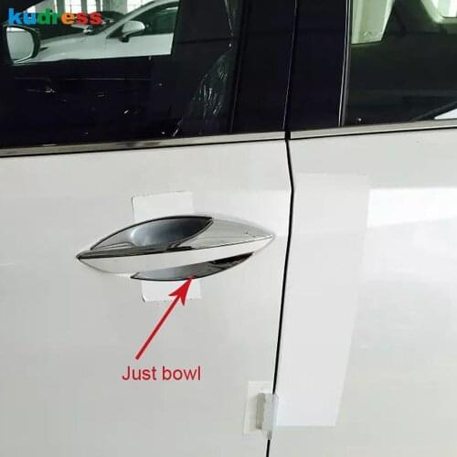 For Lexus RX 2016 2017 ABS Chrome Door Handle Bowl Cover Trim Exterior Door Handle Cup Frame Covers Car Styling Accessories 4pcs