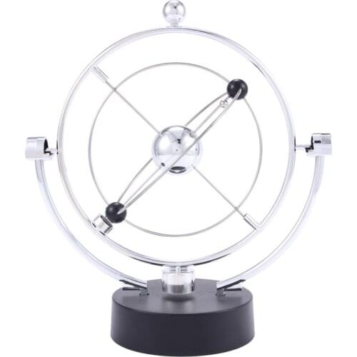 Kinetic Orbital Revolving Gadget Perpetual Motion Desk Art Toy Office Decoration