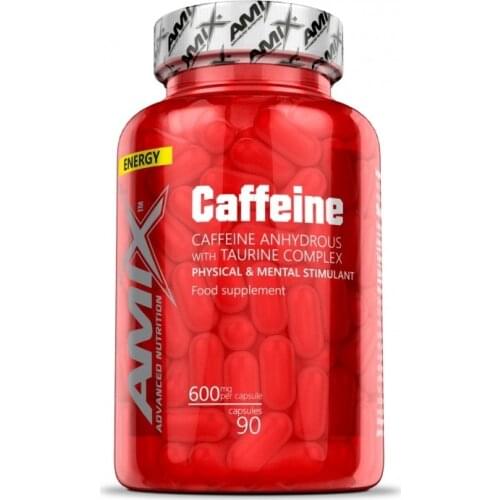 CAFFEINE WITH TAURINE COMPLEX 90 CAPSULES AMIX