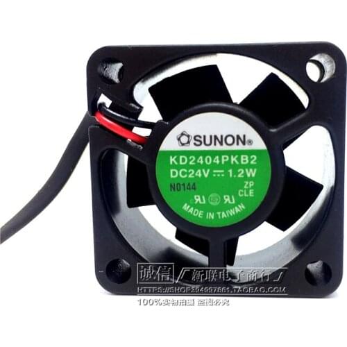 New 24V 1.2W KD2404PKB2 4CM 4020 two-wire silent cooling fan