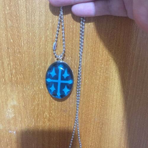 Anime Necklace.Black Clover.Yuno.Blue Magic Necklace.Cosplay Props handmade