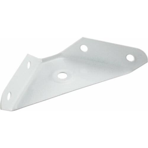 Shelf Angle Bracket Joining Support Corner Brace, 85mm x 85mm,White 30Pcs