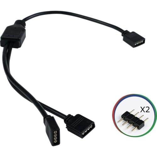 12V 4PIN RGB AURA Motherboard Spliter Cable Double Female Port 1 To More ,12V Light Spliter