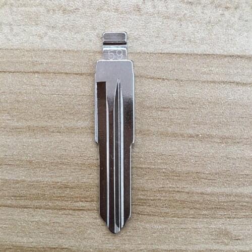 NO.59 Replacement Key Blade for Chery A1 Folding Flip Key Middle Groove