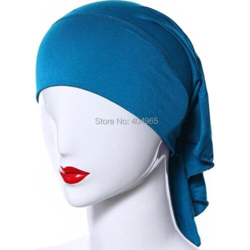 H1014a plain cotton jersey tube hats, longer on back,can choose colors,fast delivery