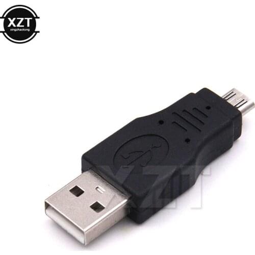 1pcs USB 5p Adapter USB 2.0 Male Micro B High Speed data Charging Cables for Samsung HTC mobile phone tablet OTG adapter