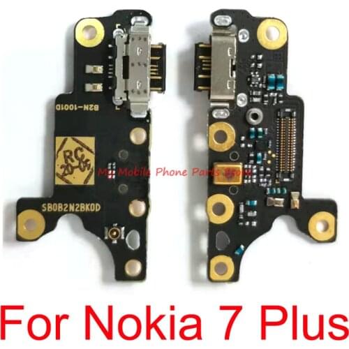 10 PCS Original Quality USB Charge Charging Dock Port Board Flex Cable For Nokia 7 Plus 7+ 7plus USB Charger Port Connector