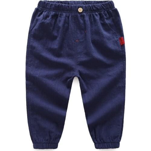 2020 Summer kids Anti-mosquito pants cotton Thin Cool refreshing Leisure baby Toddler harem trousers Children clothes clothing