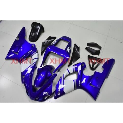 For YAMAHA YZFR1 1998 - 1999 Motorcycle Fairing YZF1000 R1 1999 Abs Fairing YZF1000 R1 1999 Blue White Abs Fairing