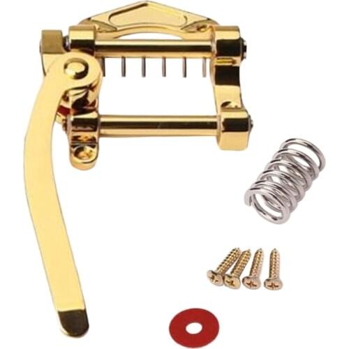 Jazz Electric Guitar Tremolo Bridge Taiiece Set For Parts Accs