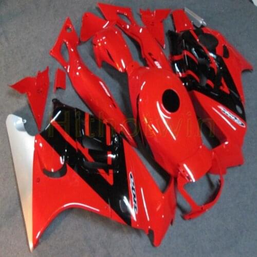 Motorcycle body kit for CBR600F3 1997-1998 F3 97 98 ABS Plastic Fairing+Screws+red
