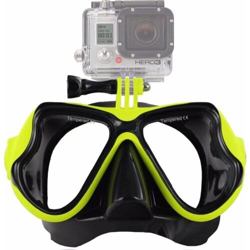 Diving Mask For Gopro Mount Tempered Glasses For Gopro Hero8 7 6 5 4 Sj4000 SJ5000 Camera Accessories