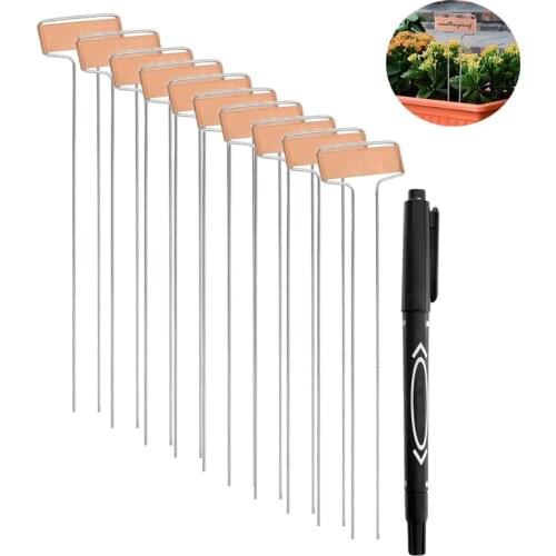 11 Pack Plant Labels Markers, 4 6 8 10 11.5 inch Metal Plant Tags for Garden Markers Labels Plant Labels for Outdoor Garden