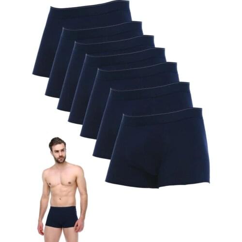 Mens Boxer 7li Package Basic 19510 Navy Blue