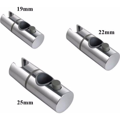 19/22/25mm ABS Shower Head Rail Slider Holder Rack Bracket Adjustable Riser Slide Bar Bathroom Faucet Accessories