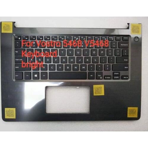 NEW Laptop Palmrest Upper Case Backlight Keyboard/Bottom Base For Dell Vostro 14 5468 V5468 0D9GDC 05Y5Y1 0PKR92 0PTGCR 0MYN03