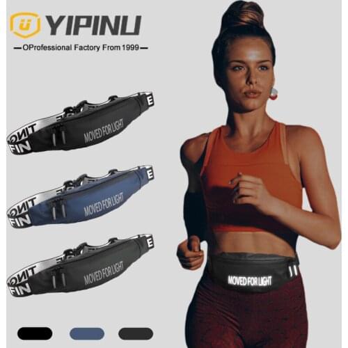 YIPINU Fanny Pack for Men Women, Waterproof Reflective Small Sport Waist Bag with Adjustable Strap Fit Running Walking Traveling