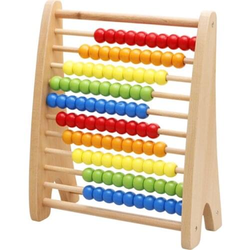 Rainbow learning computing building blocks Childrens abacus beads Beads around the beads early education toys gifts M127