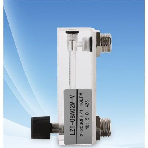 LZT-08A02M-V Panel type valve flowmeter 1-10L/min (gas) 1-10LPM