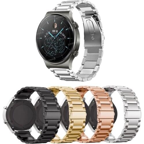 Original strap For Huawei watch GT 2 Pro watch band For Huawei GT 42mm 46mm GT2 46 bracelet 22mm Stainless steel Belt Wristband